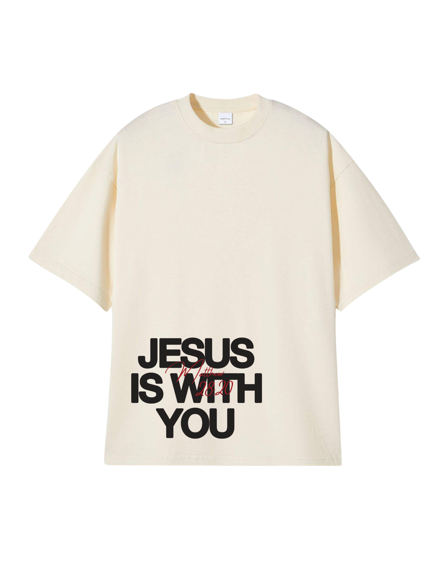 Jesus Is With You - Off White